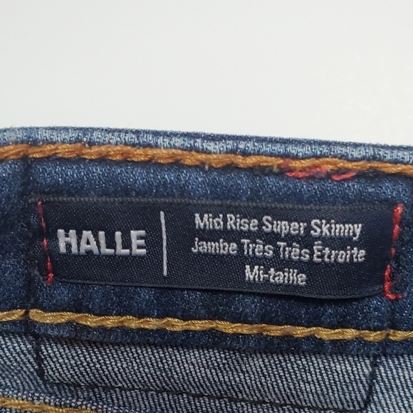 True Religion Halle Mid Rise Super Skinny Jeans Size 27 - Picture 11 of 12